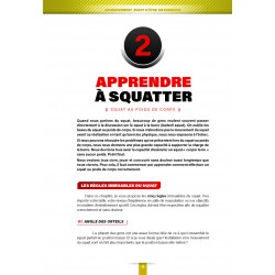 Pack SQUAT Livre + bande élastique Squat band 4Trainer