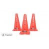 Balises , cones 30 cm percées 12 trous pour baliser votre terrain d'entraînement