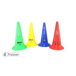 Balises , cones 50 cm percées 12 trous pour baliser votre terrain d'entraînement