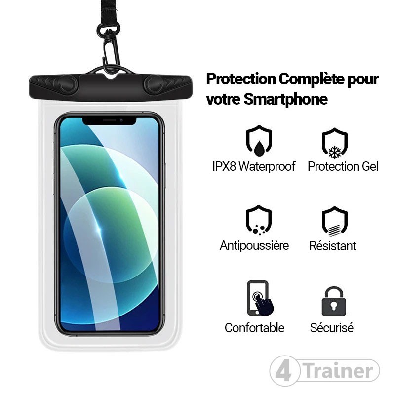 Pochette etanche telephone IPX8 4Trainer