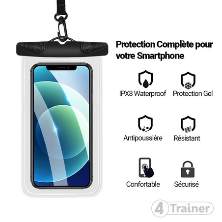 Protecteur de Photo Portable et étanche, porte-clé avec pochette