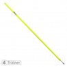 PIQUETS SLALOM - Pointe Acier Jaune - LOT DE 5 - 180cm - 4TRAINER