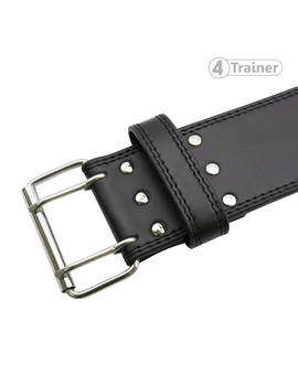 Ceinture de Force en Cuir - HALTÉROPHILIE - 4TRAINER