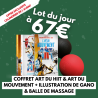 LOT 2 - Coffret ART DU HIIT & ART DU MOUVEMENT + Illustration GANO + BALLE DE MASSAGE - CALENDRIER AVENT 2024