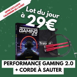 LOT 3 - PERFORMANCE GAMING 2.0 + CORDE À SAUTER ALU PRO - CALENDRIER AVENT 2024