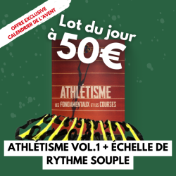 LOT 4 - ATHLÉTISME - LES FONDAMENTAUX ET LES COURSES + ECHELLE DE RYTHME SOUPLE - CALENDRIER AVENT 2024