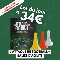 LOT 15 - L'ATTAQUE EN FOOTBALL + BALISE D'AGILITE - 4TRAINER - CALENDRIER AVENT 2024