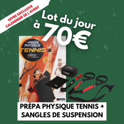 LOT 20 - PREPA PHYSIQUE TENNIS + SANGLES DE SUSPENSION - 4TRAINER - CALENDRIER AVENT 2024