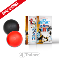 PACK - Coffret ART DU HIIT & ART DU MOUVEMENT + Illustration GANO + BALLE DE MASSAGE