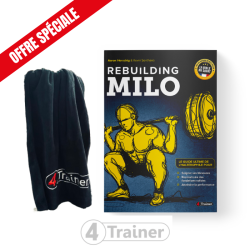 PACK - REBUILDING MILO + SERVIETTE GYM - 50CM x 100CM MICROFIBRE