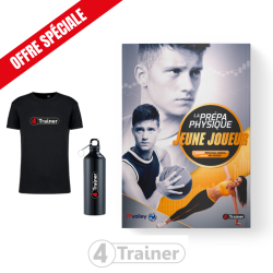 PACK - PRÉPA PHYSIQUE DU JEUNE JOUEUR + GOURDE ALU 0,75L + T-SHIRT