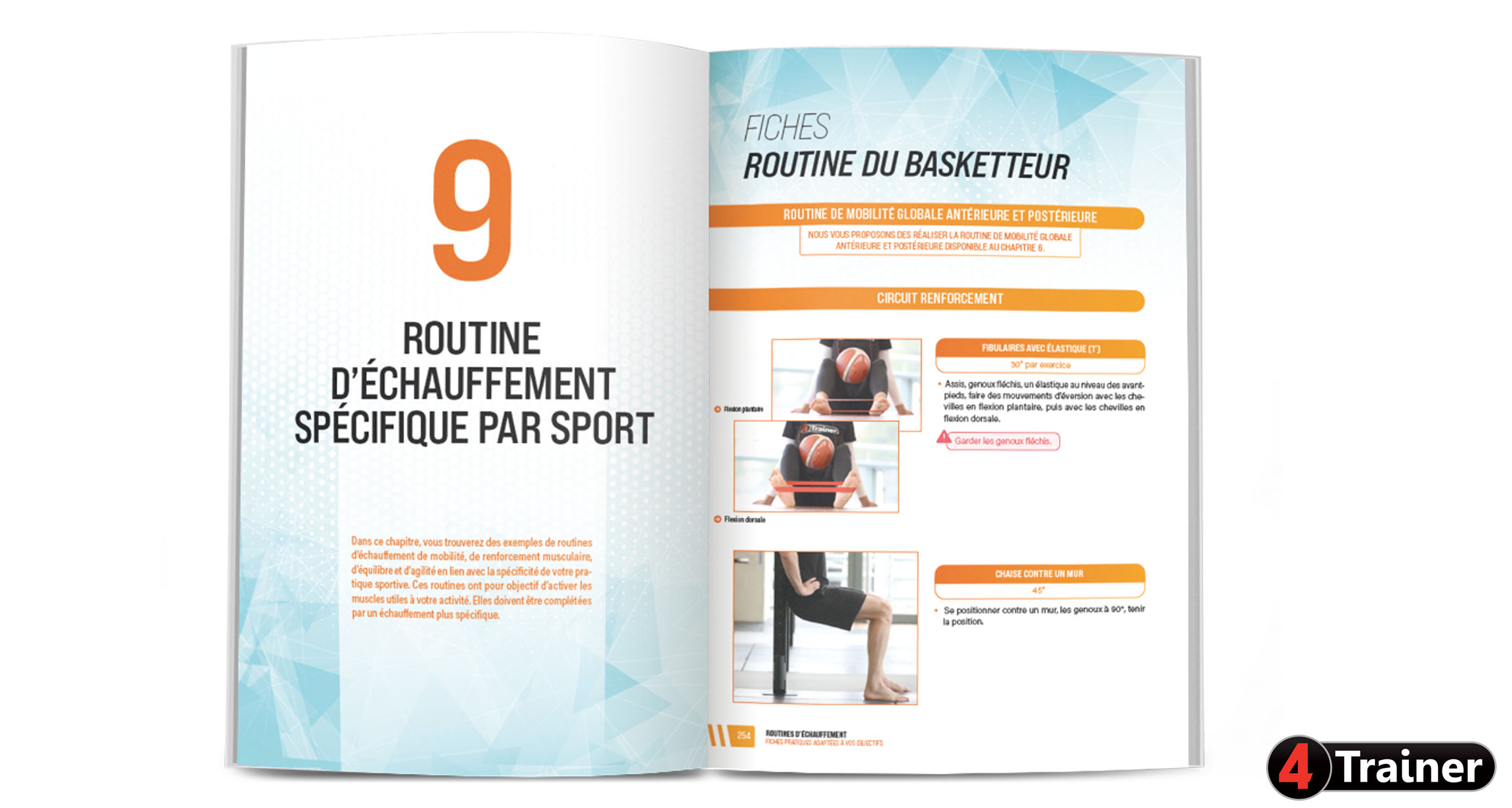 ROUTINES D'ECHAUFFEMENT : +60 Fiches Pratiques Adaptés à vos Objectifs - 4Trainer Editions